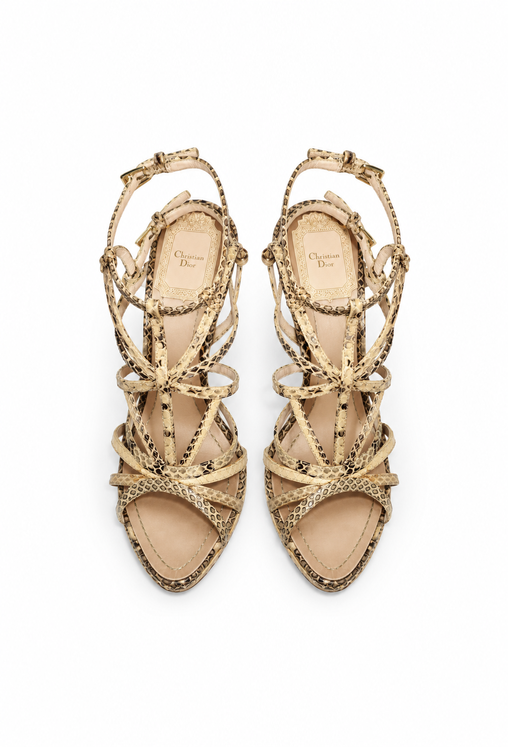 Christian Dior Galliano Era Vintage Python Heels